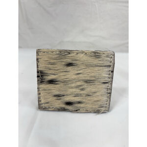 Real Cowhide Fur Leather ATM Cards wallet Handmade Wallet Cards Holder